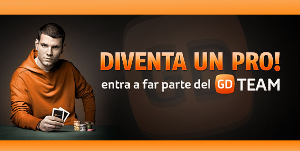 Su GDpoker tornano i tornei “Diventa un pro”: in palio una sponsorizzazione nel team pro arancione!