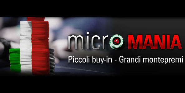 Torna Micromania su Pokerstars: 4 settimane dedicate ai microlimiti!