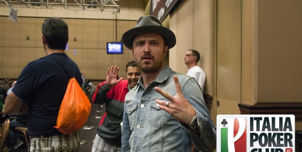 Aaron Paul: dalla ‘blue sky’… ai tavoli verdi!