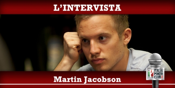 Intervista al November Nine Martin Jacobson: “L’obiettivo è rendere al meglio, spero basti a vincere!”