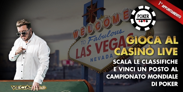 Nuovo concorso nel Casinò Live di Lottomatica: scala la classifica, vinci bonus e un viaggio a Las Vegas  per le WSOP 2015!
