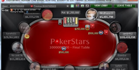 Vince il ‘One Billion Tournament’ su PokerStars.com l’uruguaiano ‘kofi89’: +329,586$ sul conto gioco!