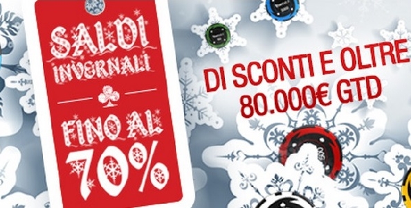 Saldi Invernali Titanbet: dal 5 all’11 gennaio 2015 tornei scontati con montepremi garantito di 80.000€!