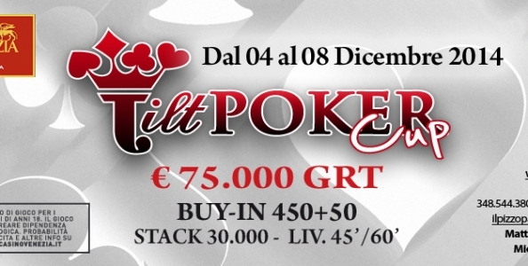 A Venezia tutto è pronto per la Tilt Poker Cup: prima volta nella storia con la diretta televisiva