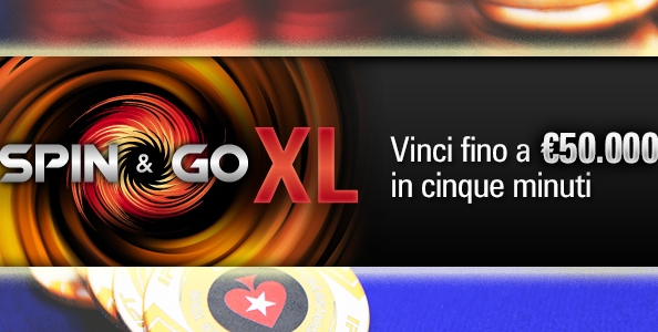 A gennaio gli Spin&Go diventano Extra Large: 50.000€ al vincitore!
