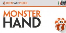 Le monster hands nell’Open Face Poker