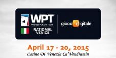 Il WPT National torna in Italia: due tappe a Venezia, c’è la novità Sanremo!