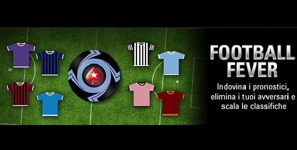 Su PokerStars.it tornano le Italian Football Fever: quattro settimane di calcio e poker con tanti freeroll!