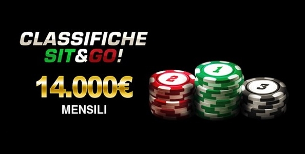 Su Titanbet Poker arrivano le nuove classifiche SNG: 14.000€ in palio ogni mese!