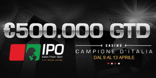 Tra poche ore parte l’IPO Titanbet a Campione: segui con noi tutte le emozioni del torneo!