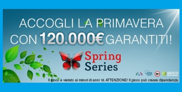 Su Titanbet Poker arrivano le Spring Series: in palio un montepremi garantito di 120.000€!