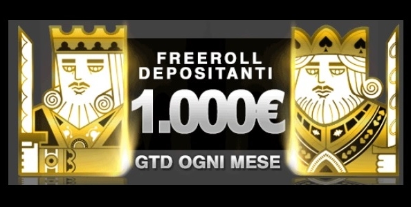 I Freeroll Depositanti di Titanbet Poker: ogni mese 1000€ GTD!