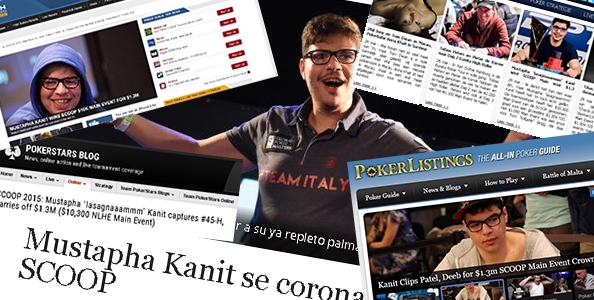 “Italian superstar Mustapha Kanit planted another impressive flag”: la stampa mondiale osanna Musta!