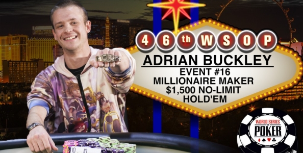 Millionaire Maker: lo sconosciuto Adrian Buckley vince 1 milione. Terzo Busquet.