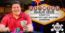 WSOP – Dario Sammartino chiude sesto al PLH da 10.000$, Shaun Deeb conquista il braccialetto!