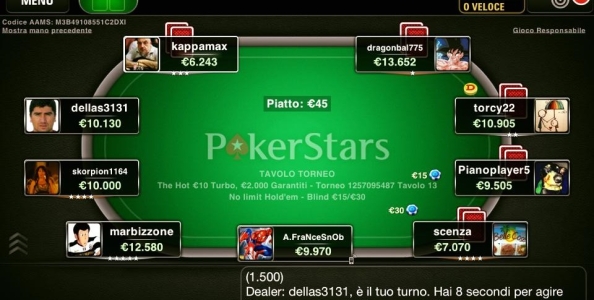 “Ho mandato broke marbizzone!” Assente dai tavoli cash, il giocatore del momento appare al 10€ turbo…