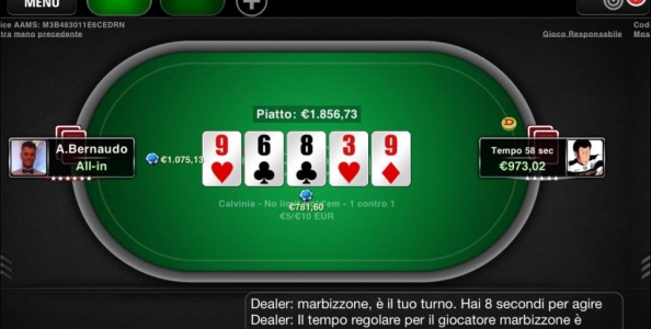 4-bet, overbet, bluff, pot: “marbizzone” continua a entusiasmare! Siamo certi sia un fish?