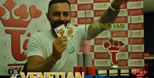 Sfondato il garantito di 100.000 € al Venetian Game: vince Luigi Ginobbi