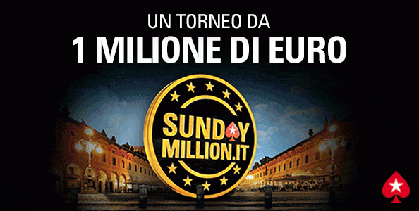 Gioca GRATIS il Sunday Million: tre vie per qualificarti al torneo offerte da PokerStars.it!