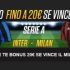 Scommetti sul derby di San Siro con NetBet Sport: per te un bonus fino a 20€ se vince il Milan!