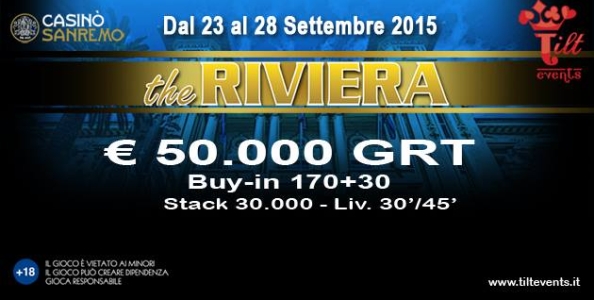 “The Riviera Game”: 50.000€ garantiti e Giacomo “ciccio” Valenti special Guest!