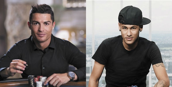 Cristiano Ronaldo e Neymar Jr annunciano il Sunday Million nella nuova campagna tv di PokerStars
