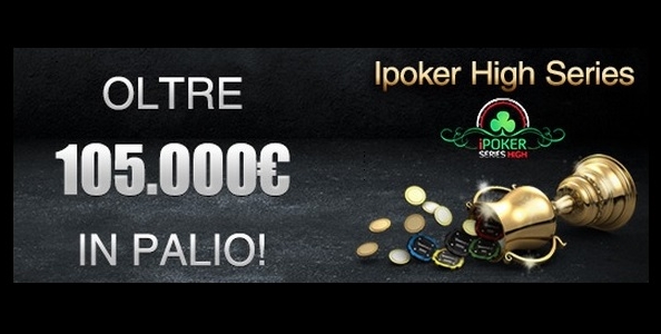 Su Titanbet Poker arrivano le iPoker High Series: in palio un montepremi complessivo pari a 105.000€!