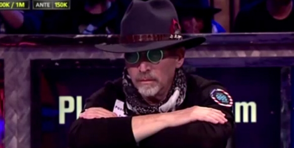 Le mani del “suicidio” di Neil Blumenfield 3 left al Main Event WSOP