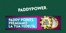 Paddy Power premia la tua fedeltà con i Paddy Points: ogni 100 punti guadagni 1€ gratis per il casinò online!