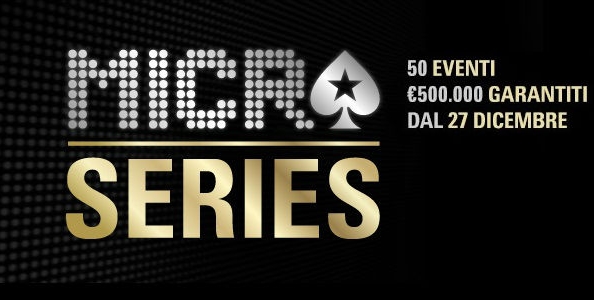 Su PokerStars arrivano le Micro Series: 50 tornei per un montepremi garantito di 500.000€!