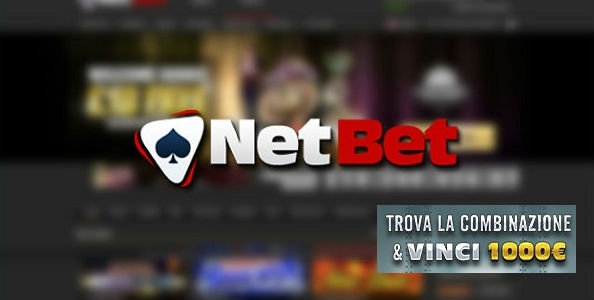 Indovina la combinazione su NetBet Casinò: in palio un premio di 1000€ in fun bonus!