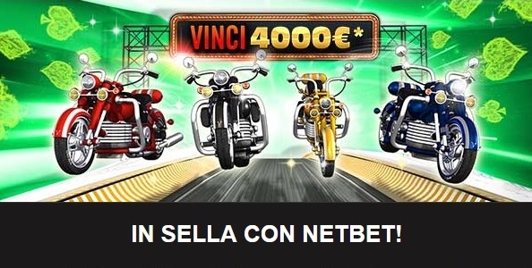 Torna In Sella su NetBet: in palio 4000€ totali con i giochi di casinò!
