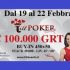 Tilt Poker Cup X: dal 16 al 22 febbraio al casinò di Sanremo con un montepremi di 100.000€ GTD!