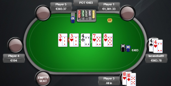 Cash Game Analysis – Una mano giocata da Luca “lucaseba89” Sebastiani