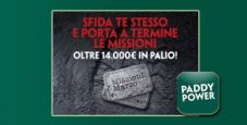 Missioni di marzo su Paddy Power: in palio oltre 14.000€ in bonus cash e token!