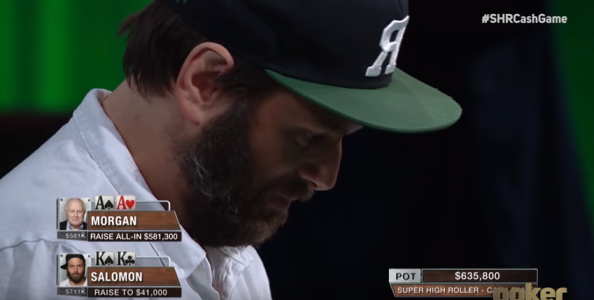 Rick Salomon e quei Re foldati preflop al Super High Roller Cash Game