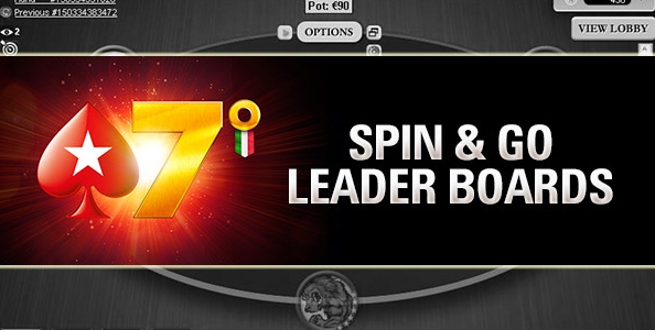 Classifiche Spin&Go su PokerStars: puoi vincere fino a 1.500€!