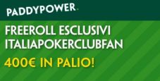 Freeroll ‘ItaliaPokerClubFan’ su Paddy Power: in palio 400€!