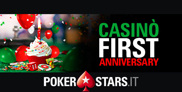Prima candelina per il Casinò di PokerStars: vinci fino a 50.000€!