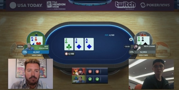 GPL week 5 – Pescatori ottiene la prima vittoria per i Rome Emperors superando Zhang in heads-up