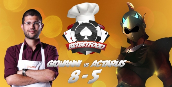 Bet Bet Food: Giovanni batte Actaru5 al tavolo verde, la sfida si sposta ai fornelli!
