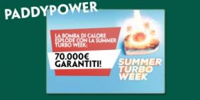 Su Paddy Power arriva la Summer Turbo Week: 16 tornei veloci per 70.000€ garantiti!