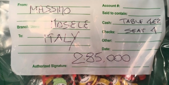 WSOP – Massimo Mosele avanza al Day 3 del 5.000$ NL Hold’em tra 47 left