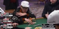 Main Event WSOP 2016 – Christopher Frank folda i K preflop e fa scala reale poche mani dopo!