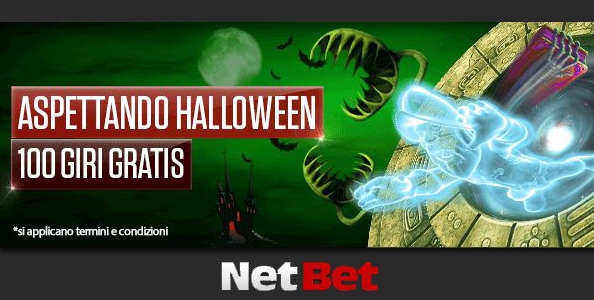 Aspettando Halloween su NetBet: vinci fino a 100 giri gratis alle slot!