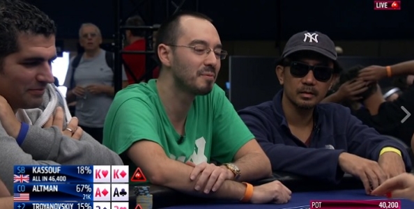 La storia si ripete: Will Kassouf esce anche dall’EPT di Malta con KK contro AA
