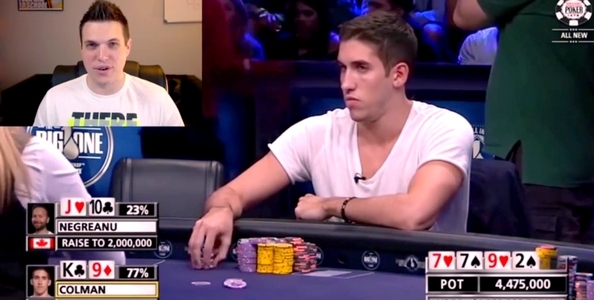 Doug Polk analizza una mano tra Daniel Negreanu e Dan Colman giocata al Big One Drop!