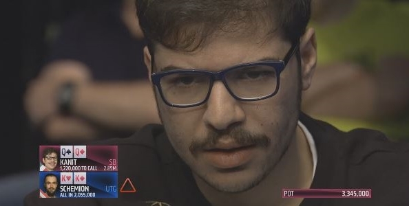 “Meno marginali possibili contro avversari preparati!” Mustacchione spiega il fold preflop con le Dame al final table del 100k EPT High Roller