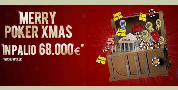 Merry Poker Xmas: su Lottomatica.it Poker 68.000€ in palio!!!