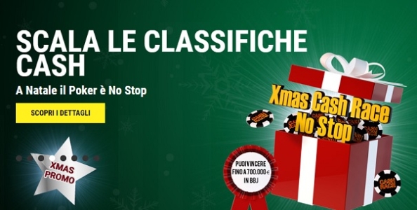 È ancora Natale su Lottomatica: la quarta settimana di XMas Cash Race regala 10.000€!